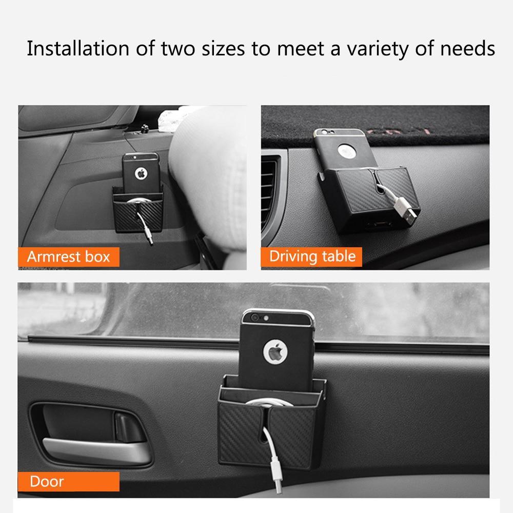 Self Adhesive Car Phone Storage Box