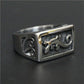 Gekko-Stainless Steel  Ring - Indigo-Temple