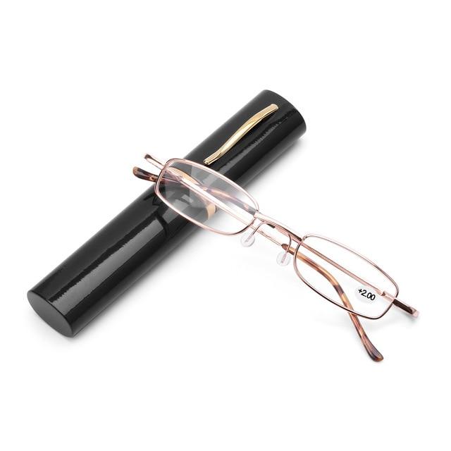 Unisex Reading Glasses with Tube Case