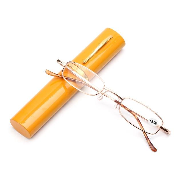 Unisex Reading Glasses with Tube Case
