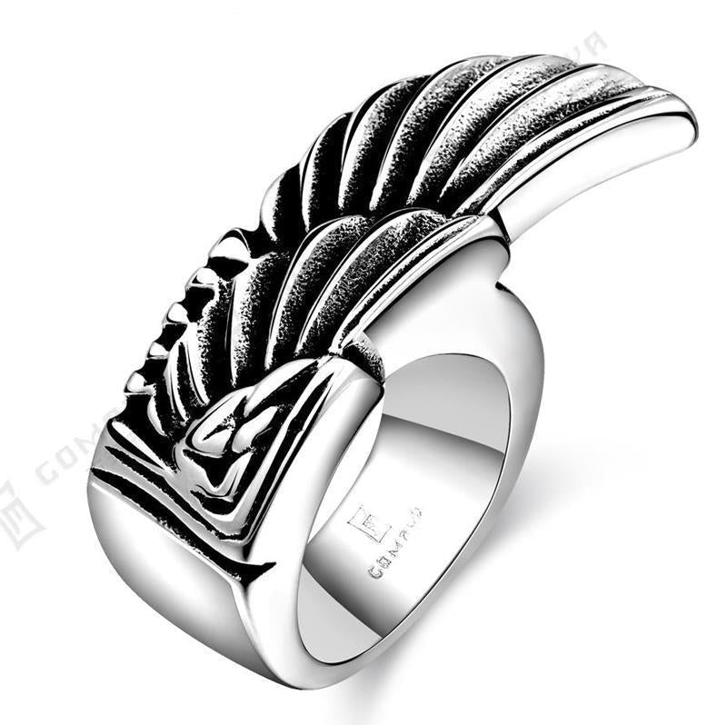 Wing  Ring - Indigo-Temple