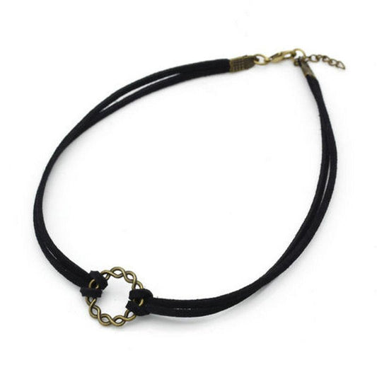 BELL-Choker Bib Necklace For Women - Indigo-Temple
