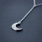 MONA- Moon Star Necklace Pendant - Indigo-Temple