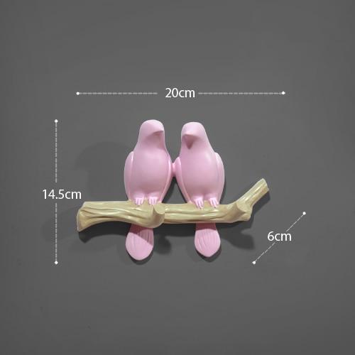 Elegant Bird Hanger Wall Decoration