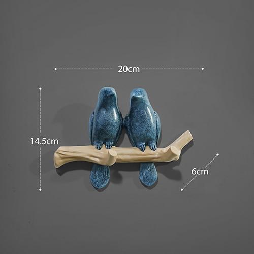 Elegant Bird Hanger Wall Decoration