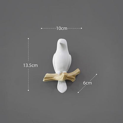 Elegant Bird Hanger Wall Decoration