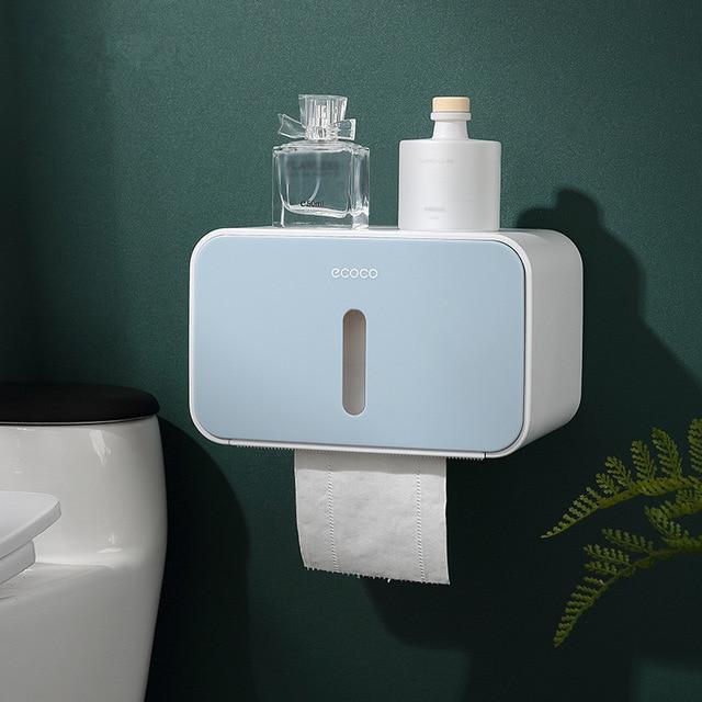 Ecoco™ Waterproof Drill-free Installation Toilet Paper Holder Shelf
