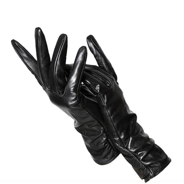 Classic Genuine Leather Gloves For Women