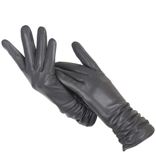 Classic Genuine Leather Gloves For Women