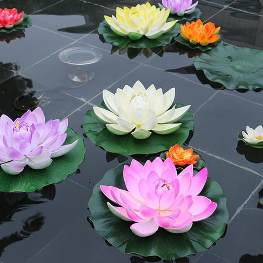 Artificial Floating Lotus Flower ( 5pcs)