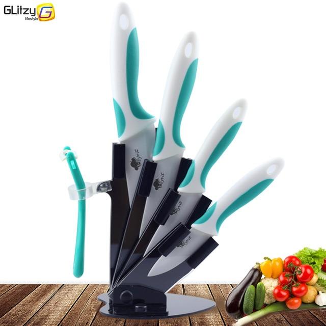 PerfectChef™ Zirconia Ceramic Knife Set & Holder