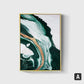 Abstract Teal Green Canvas Art Painting