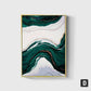 Abstract Teal Green Canvas Art Painting