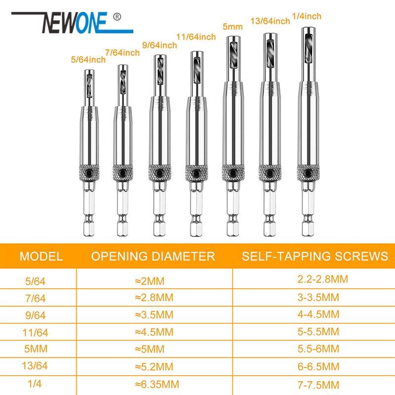 Self Centering Woodworking Core Drill Bit Set