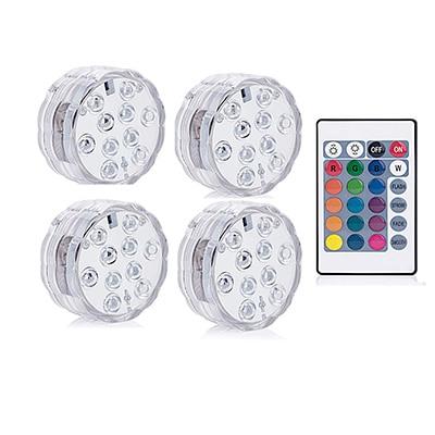 Remote Controlled RGB LED Waterproof Pool Lights