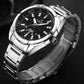 Luxury  Stainless Steel Army Wrist Watch - Indigo-Temple