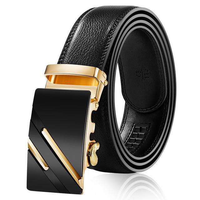 Heroic™ Automatic Buckle Leather Designer Belt For Men