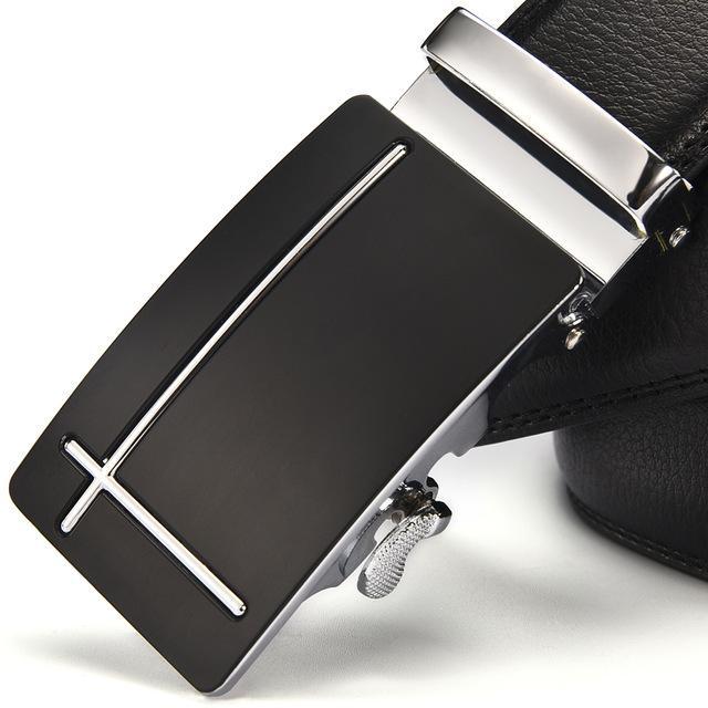 Heroic™ Automatic Buckle Leather Designer Belt For Men