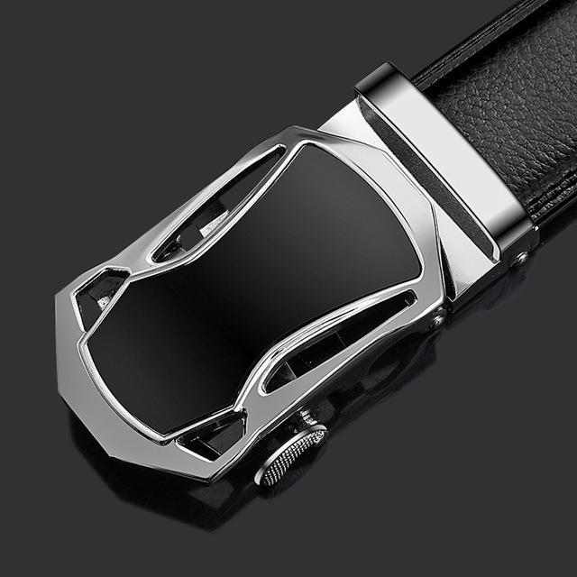 Heroic™ Automatic Buckle Leather Designer Belt For Men