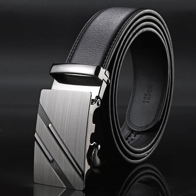 Heroic™ Automatic Buckle Leather Designer Belt For Men