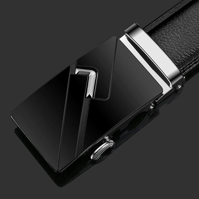Heroic™ Automatic Buckle Leather Designer Belt For Men