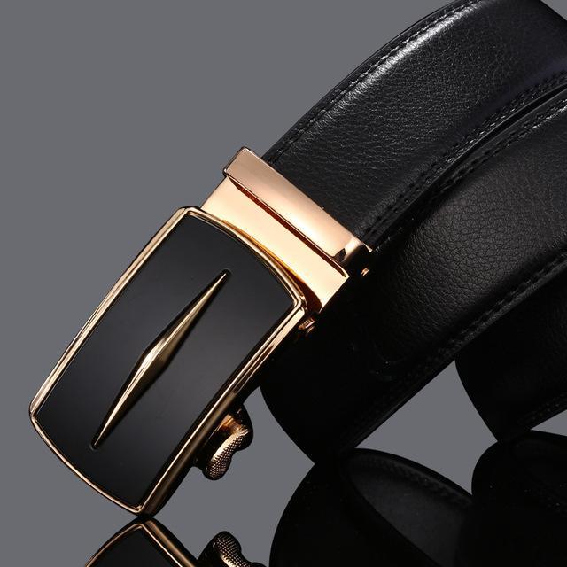 Heroic™ Automatic Buckle Leather Designer Belt For Men