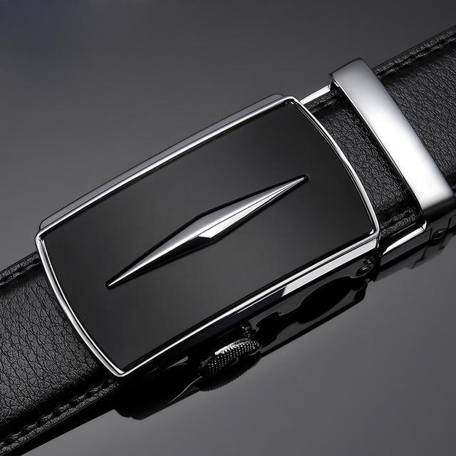 Heroic™ Automatic Buckle Leather Designer Belt For Men