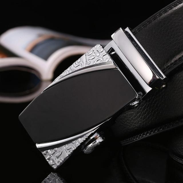 Heroic™ Automatic Buckle Leather Designer Belt For Men