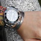 Miaisai - Anchor 316L Titanium Steel Retro Silver bracelet - Indigo-Temple