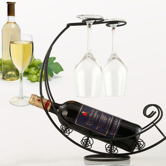 Prestige™ Hanging Wine & Glass Holder