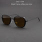 Vintage Square Metal Frame Sunglasses UV400