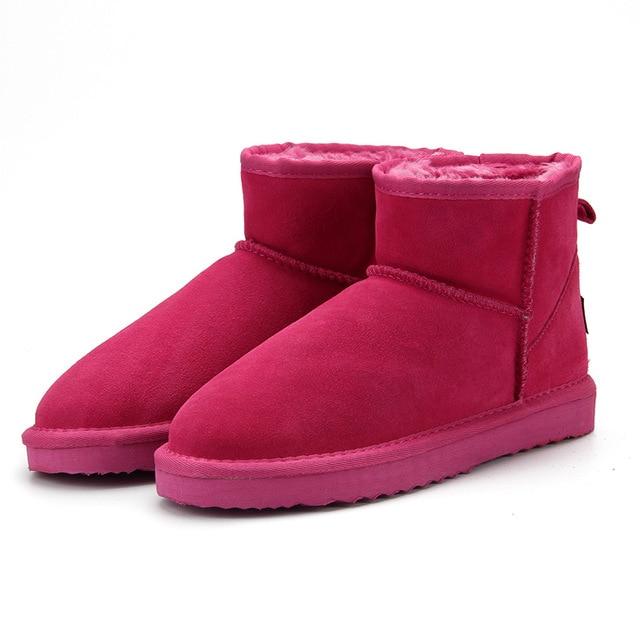MBR™ Genuine Leather Snow Boots For Women