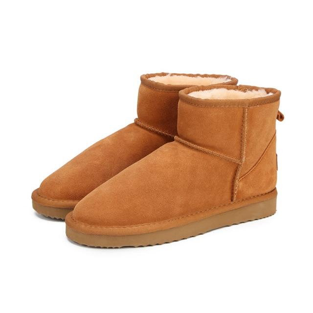 MBR™ Genuine Leather Snow Boots For Women