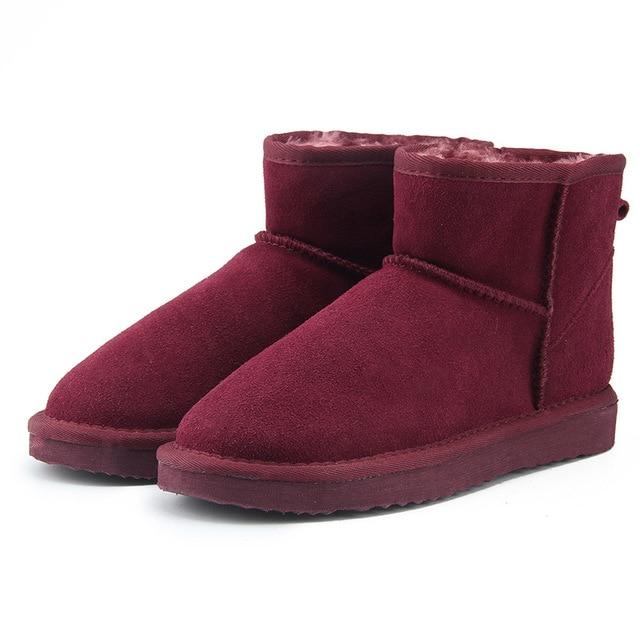 MBR™ Genuine Leather Snow Boots For Women