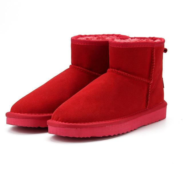 MBR™ Genuine Leather Snow Boots For Women