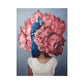 Lady Flower Art Canvas Painting