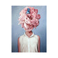 Lady Flower Art Canvas Painting