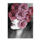 Lady Flower Art Canvas Painting