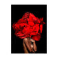 Lady Flower Art Canvas Painting