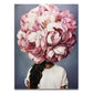 Lady Flower Art Canvas Painting