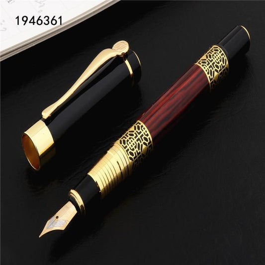 Golden Carving Mahogany Fountain Pen ***2pcs***