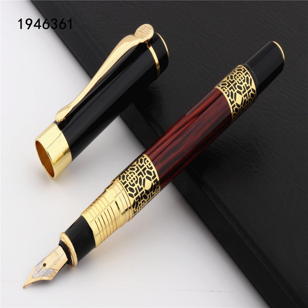 Golden Carving Mahogany Fountain Pen ***2pcs***