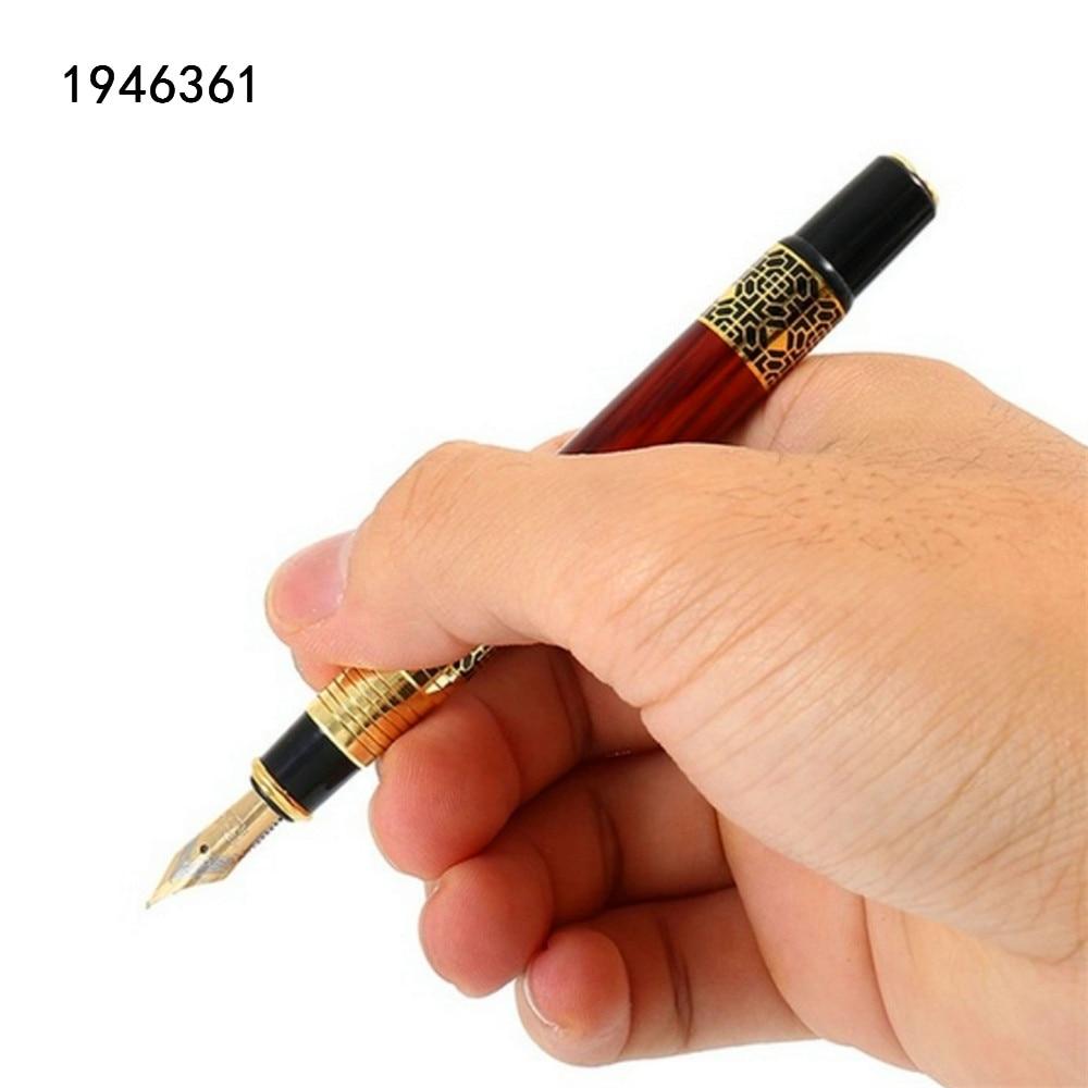 Golden Carving Mahogany Fountain Pen ***2pcs***