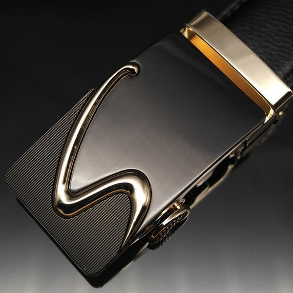 LFMB™ Metal Buckle Formal Leather Belt for Men