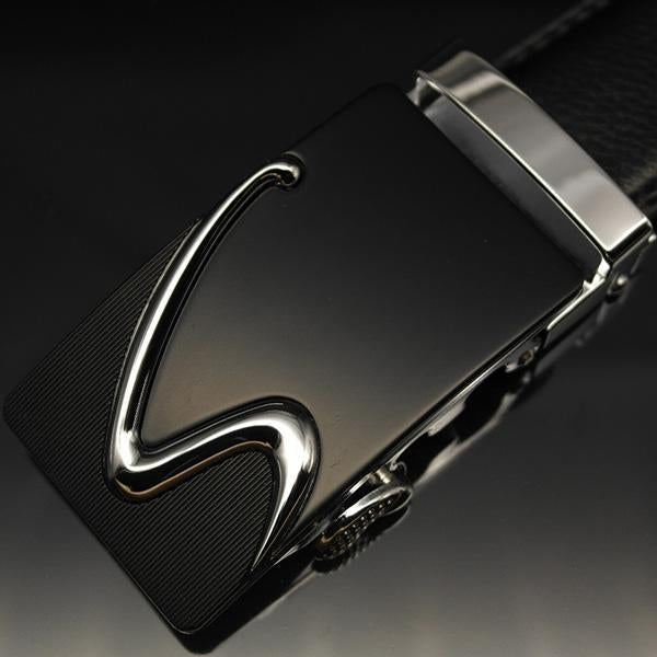 LFMB™ Metal Buckle Formal Leather Belt for Men