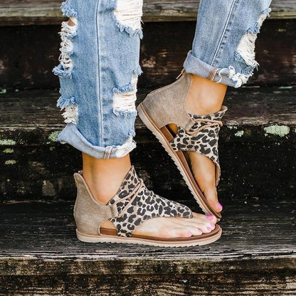 Animal Print Style Sandals For Women