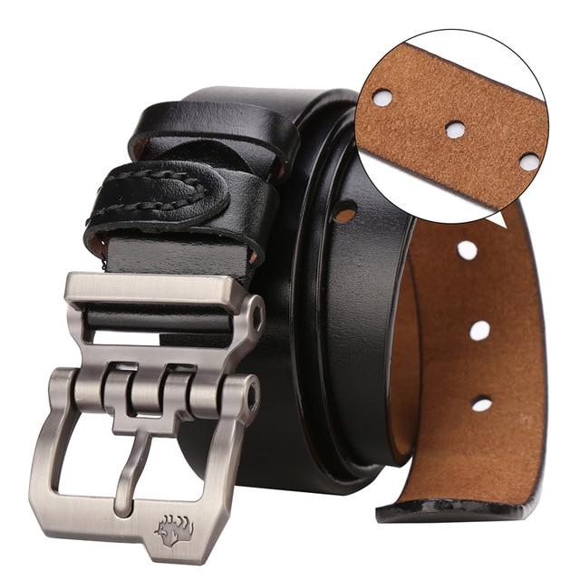 BISON DENIM™ Genuine Leather Vintage Belt For Men