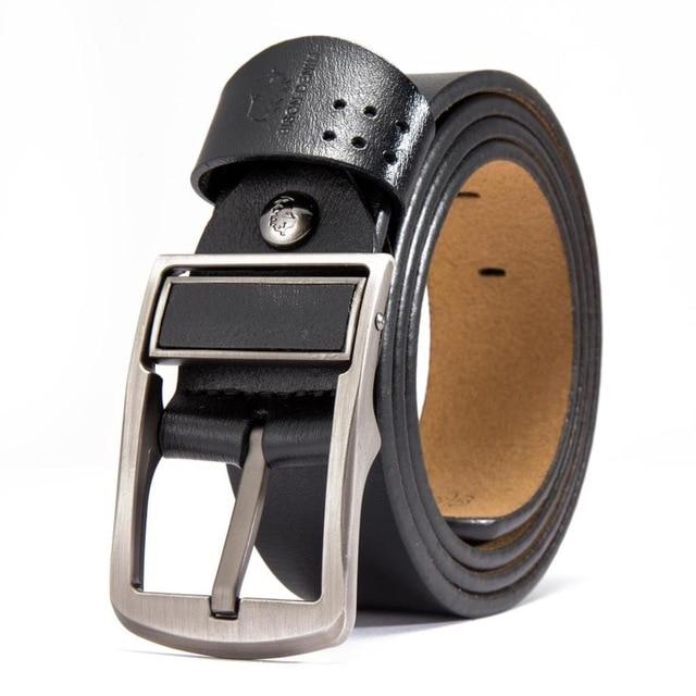 BISON DENIM™ Genuine Leather Vintage Belt For Men