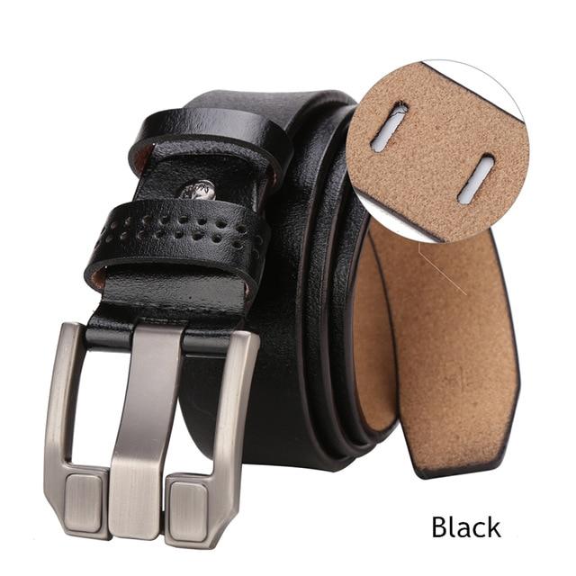 BISON DENIM™ Genuine Leather Vintage Belt For Men
