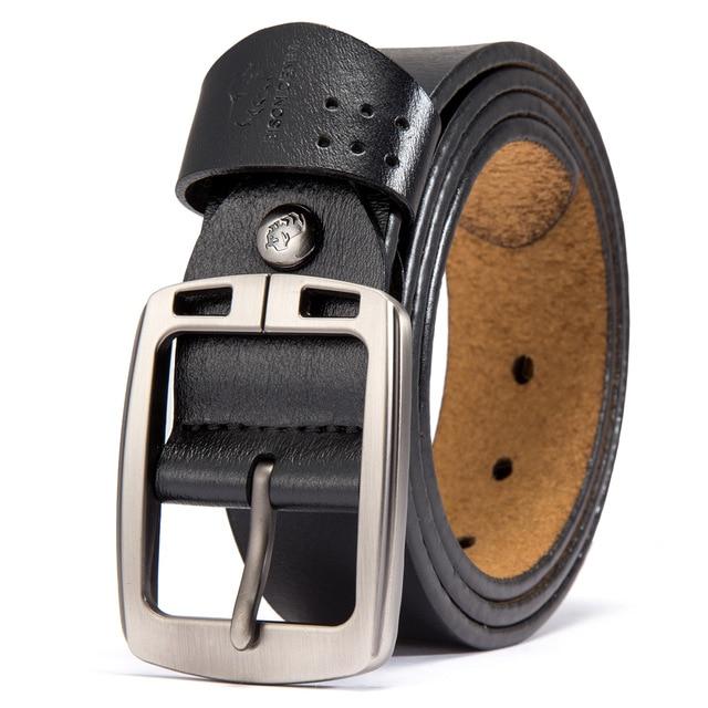 BISON DENIM™ Genuine Leather Vintage Belt For Men